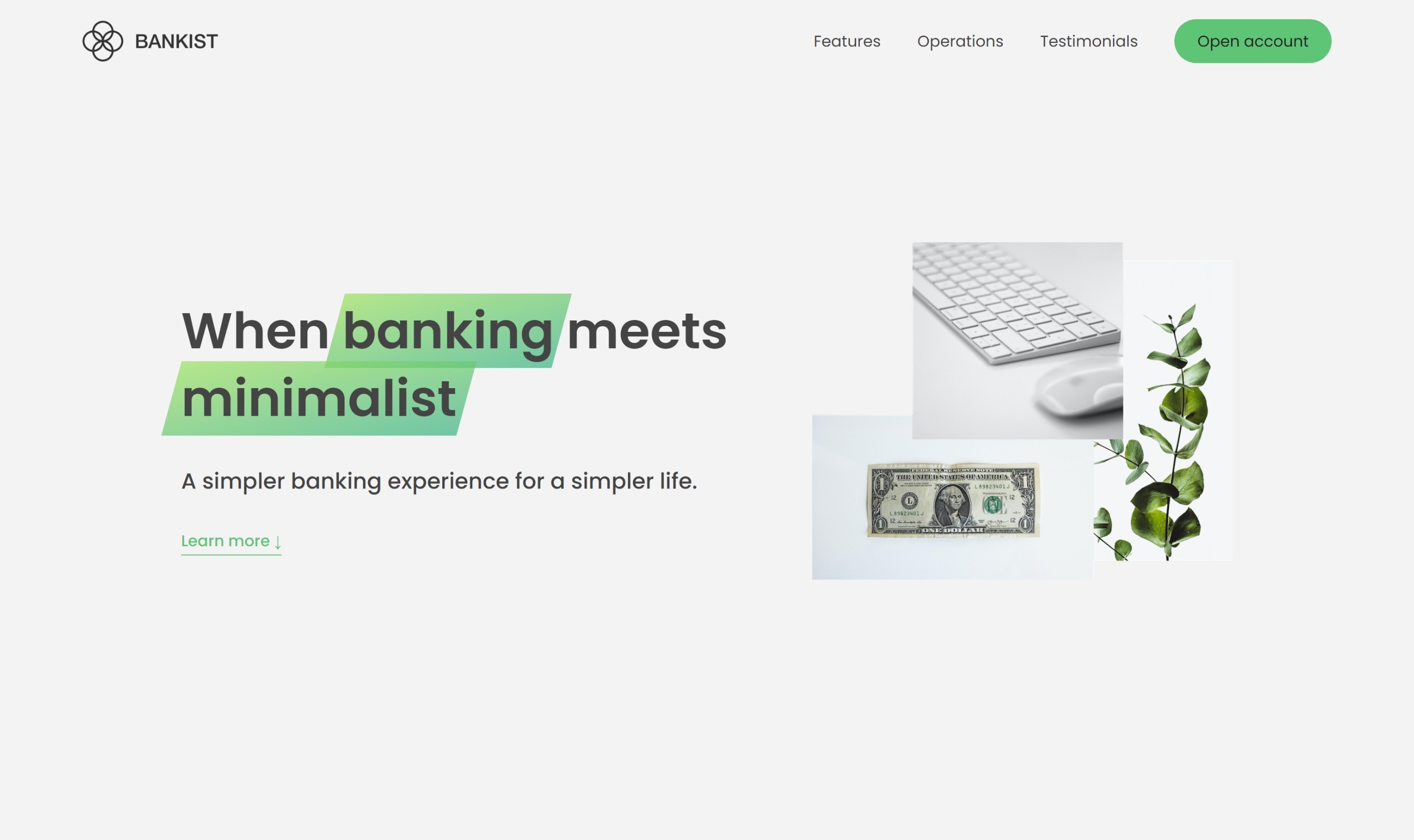 Bankist website